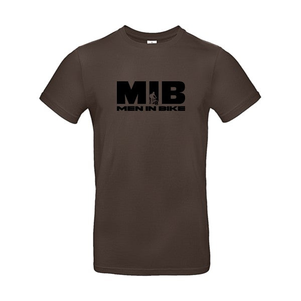 MEN IN BIKE Flex noir |E190 T-shirt|Brown||2XL