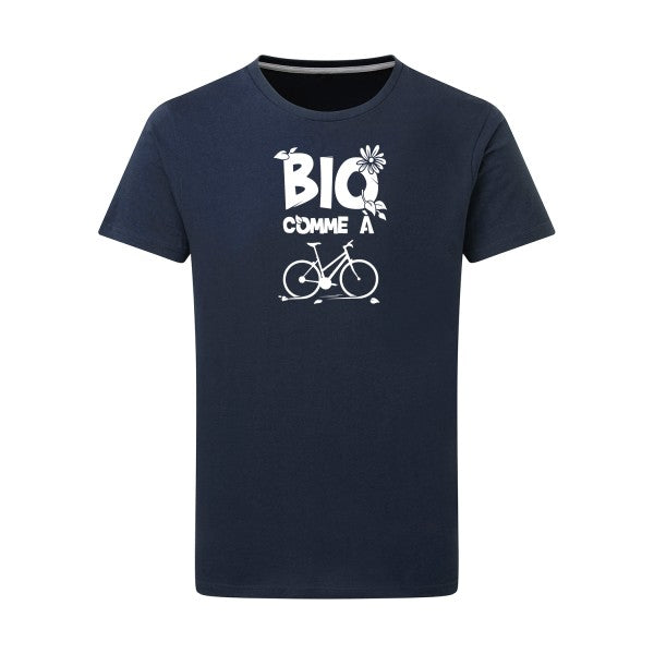 Bio comme un vélo - Flex Blanc Tshirt original Denim  XL