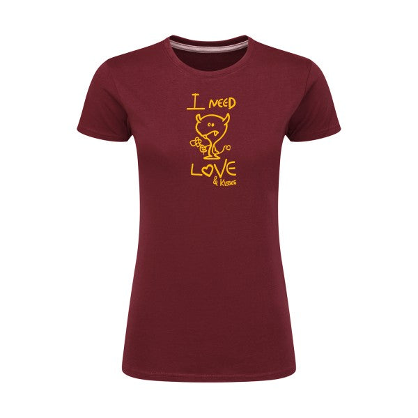 LOVER | jaune Or |T shirt original femme|SG