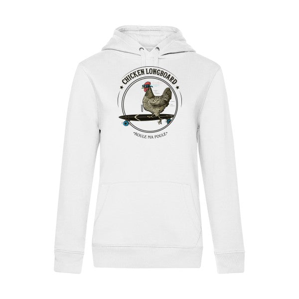 Chicken Longboard RueDuTeeshirt Sweat capuche