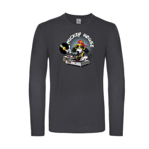 Mickey house B&C - E150 LSL T-shirt manches longues léger