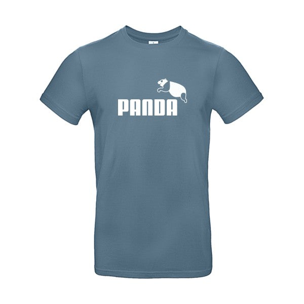 PANDA fun B&C- T-shirt E190|Stone Blue||2XL