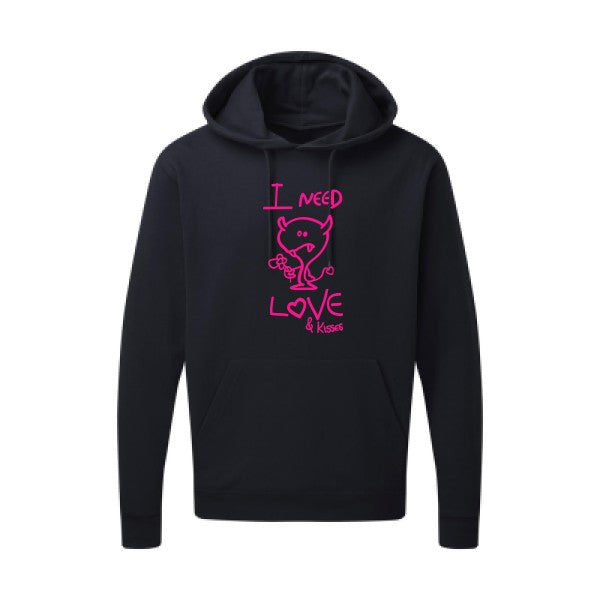 LOVER Rose Fluo SG - Hooded Sweatshirt Sweat capuche