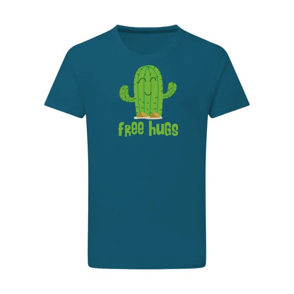 T-shirt homme FreeHugs - T-shirt amical pour ceux qui aiment les câlins Petrol 2XL