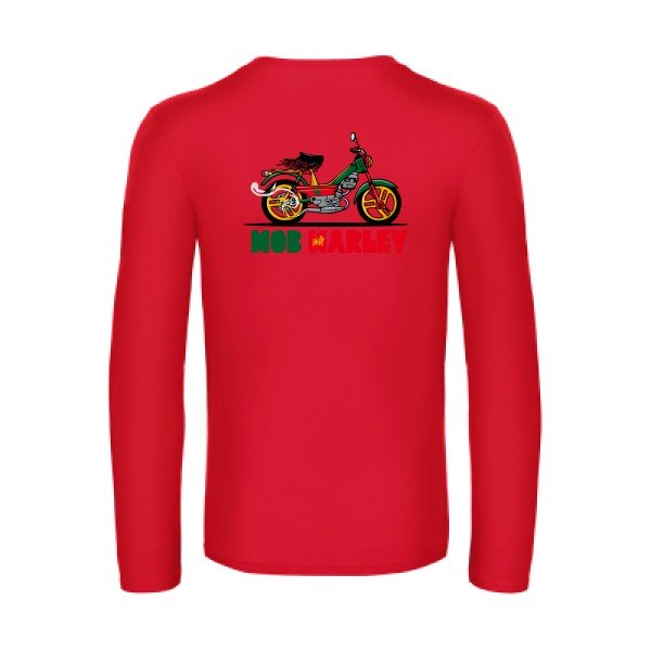 mob-marley-t-shirt-manches-longues-original-humour -Red