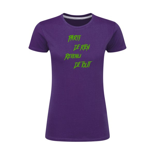 Parti de rien Vert pomme |T shirt original femme|SG