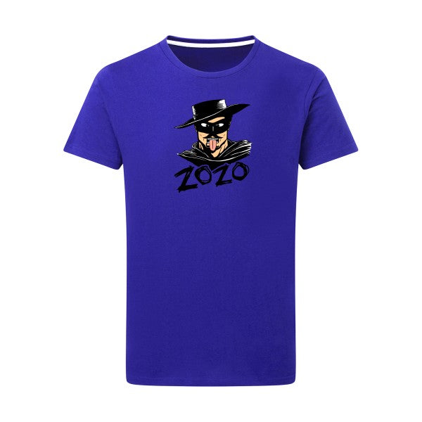  -Flex noir sur T-shirt SG  Royal Blue  5XL