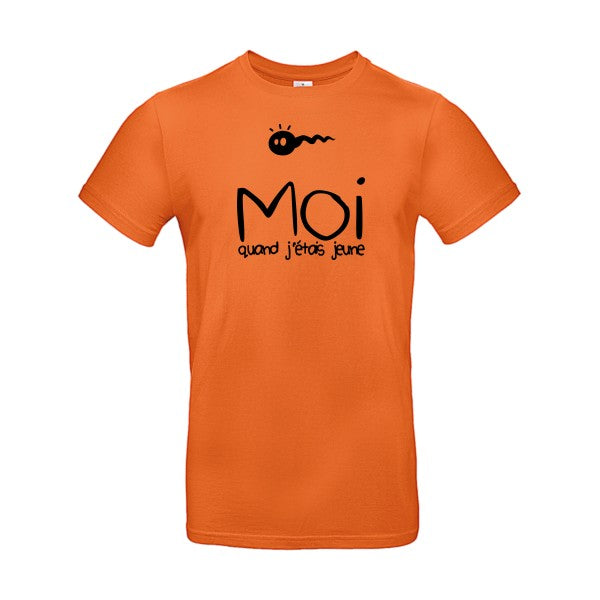 Moi, quand j'étais jeuneFlex noir - E190 T-shirt|Urban Orange||2XL