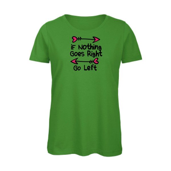 Go-right-- - t-shirt original femme Real Green