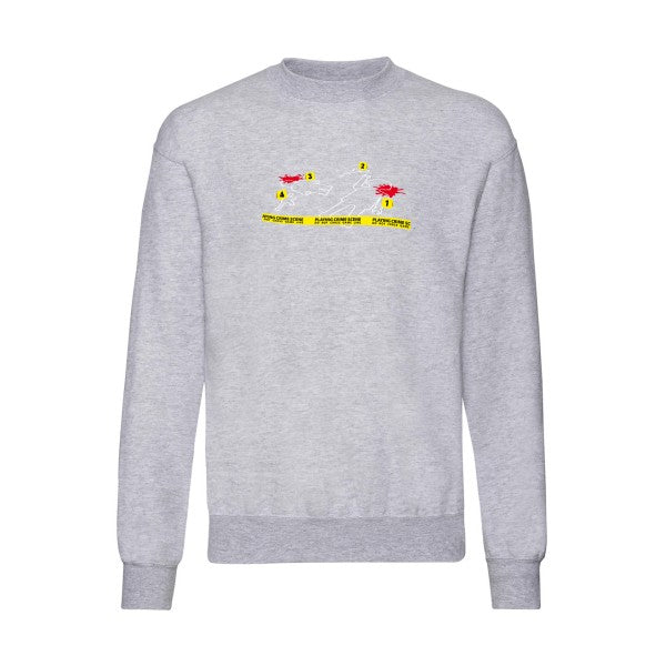 Playing crime scene Fruit of the loom 280 g/m² Sweat shirt