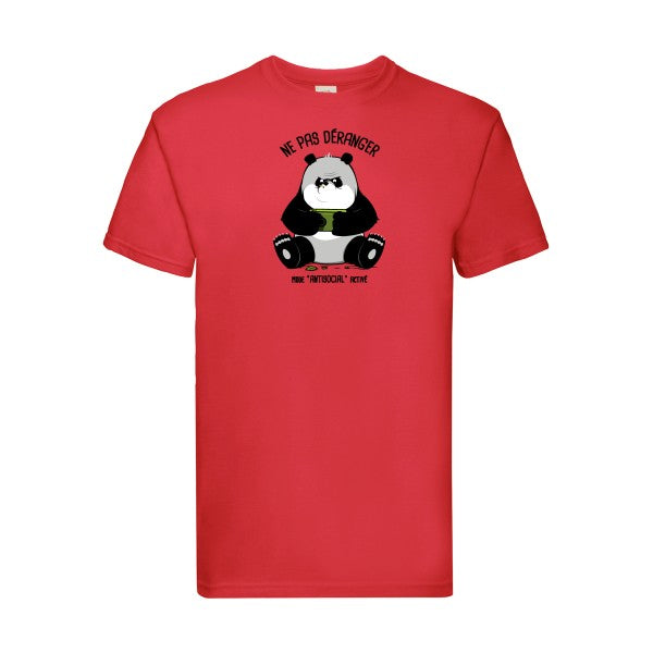 Ne pas déranger Fruit of the loom 205 g/m² T-shirt/ Red