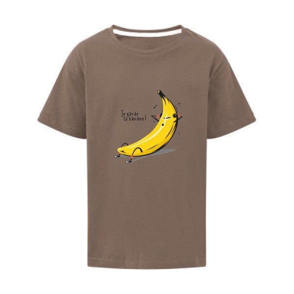Je garde la banane ! SG - Kids T-shirt enfant Deep Taupe Taille 128 (7-8/L)
