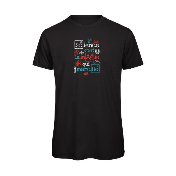 humour et Science -T-shirt humour  Black Bio