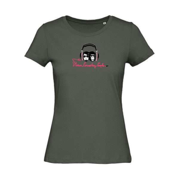 Music-Connecting-People- - t-shirt original femme Millennial Khaki