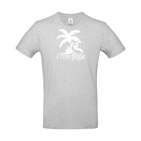 L'ivre de la jungleFlex Blanc - E190 T-shirt|Ash||2XL