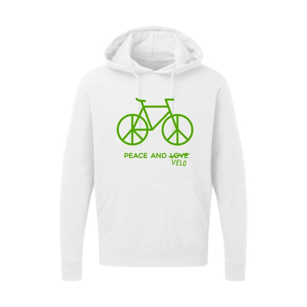 Peace and vélo Vert pomme SG - Hooded Sweatshirt Sweat capuche