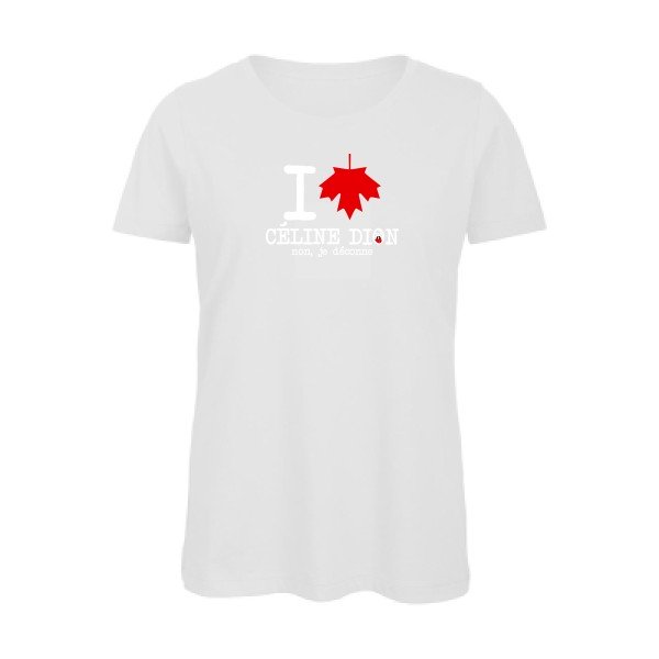 I-loVe-Celine- - t-shirt original femme White