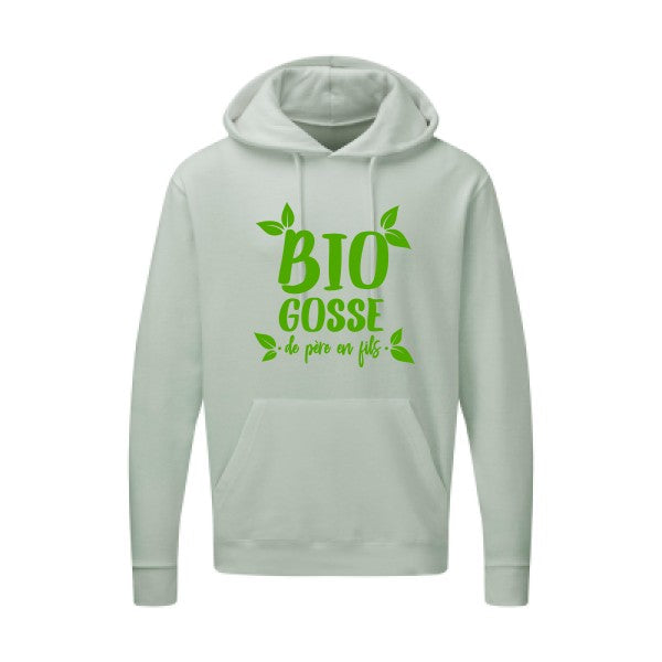 BIO GOSSE  Vert pomme SG - Hooded Sweatshirt Sweat capuche