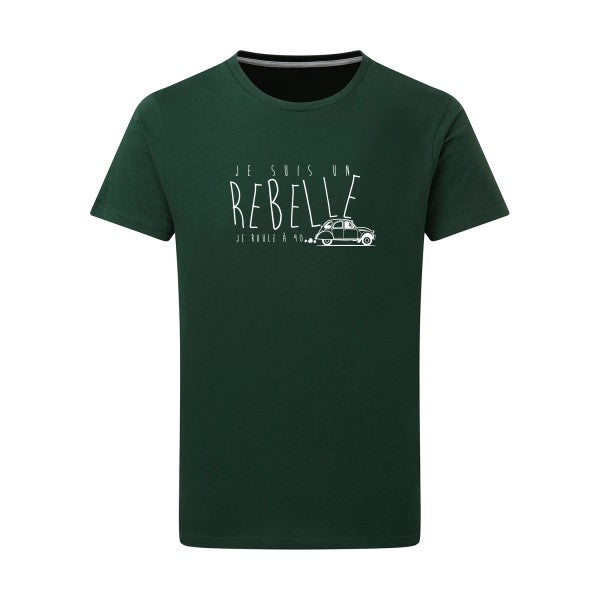 je suis un rebelle - Flex Blanc Tshirt original Bottle Green  2XL