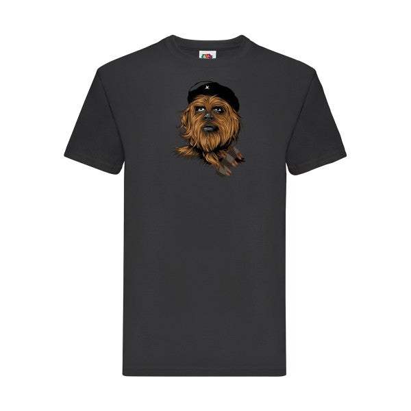 Chewie guevara Fruit of the loom 205 g/m² T-shirt/ noir