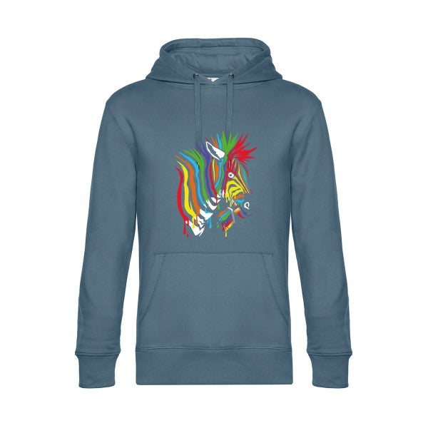 Anticonformiste- Sweat à capuche original nordic blue - RueDuTeeshirt