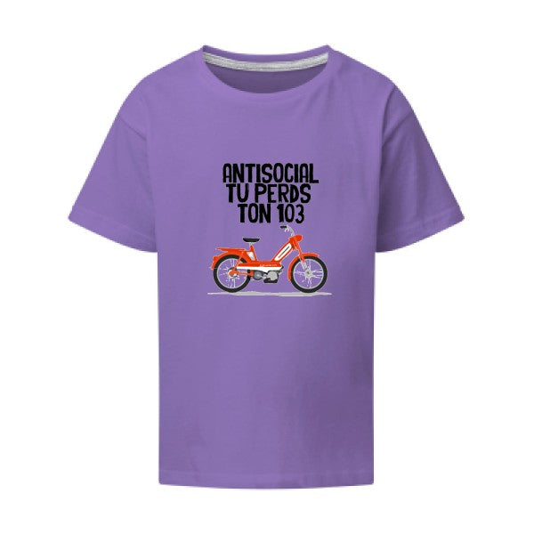 Antisocial SG - Kids T-shirt enfant Aster Purple Taille 152 (11-12/2XL)