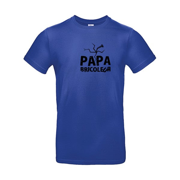 Papa bricoleur Flex noir |E190 T-shirt|Cobalt Blue||2XL