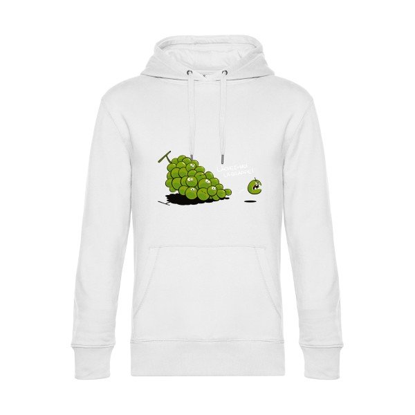 Lachez-moi-la-grappe- Sweat à capuche original White - RueDuTeeshirt