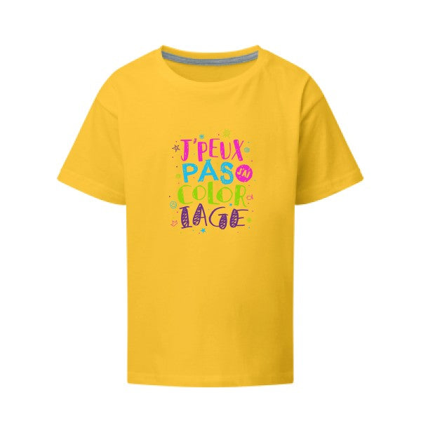 J'peux pas j'ai coloriage SG - Kids T-shirt enfant sunflower Taille 140 (9-10/XL)