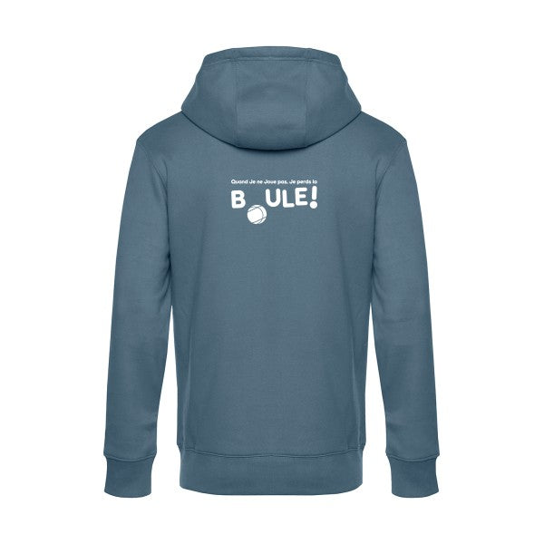 Perdre-la-boule sweat shirt original nordic blue flex Blanc impression Dos