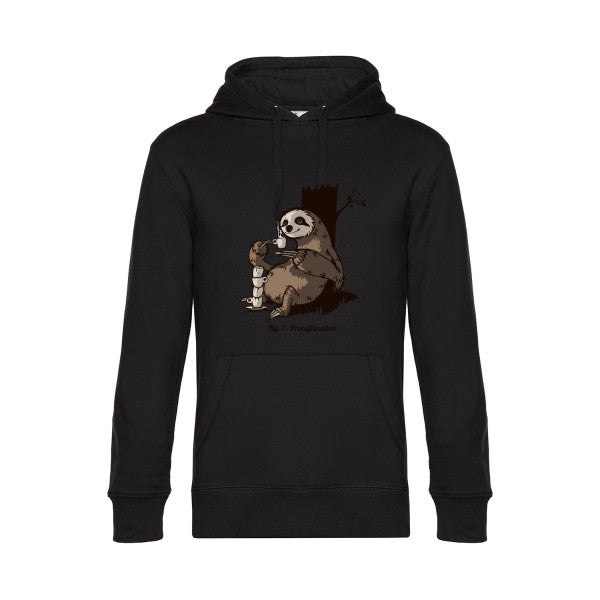 Procafeination- Sweat à capuche original Black - RueDuTeeshirt