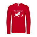 manger bouger - t shirt- manches- longues- original- humour- Red impression Face