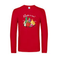 vegete-a-rien-!-t-shirt-manches-longues-original-humour -Red