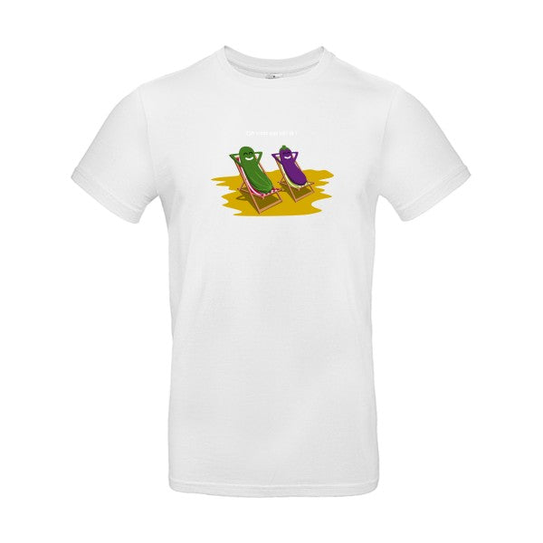 T-shirt humour original On N Est Pas Bio La T Shirt couleur White