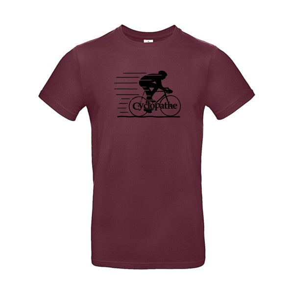 CYCLOPATHE ! Flex noir |E190 T-shirt|Burgundy||2XL