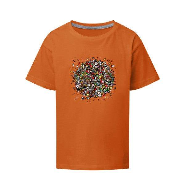 Planète Pop Culture SG - Kids T-shirt enfant Orange Taille 152 (11-12/2XL)