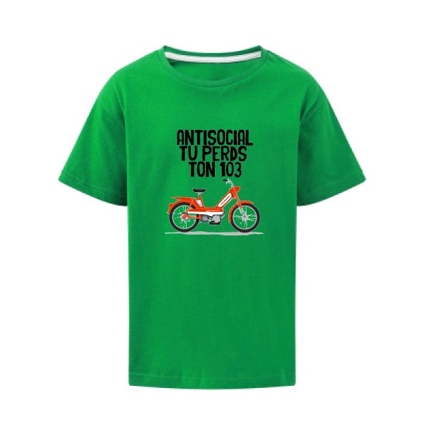 Antisocial SG - Kids T-shirt enfant Kelly Green Taille 140 (9-10/XL)