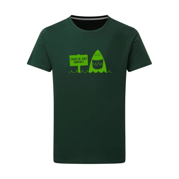 Cours de surf vert pomme -Flex vert pomme sur T-shirt SG  Bottle Green  2XL