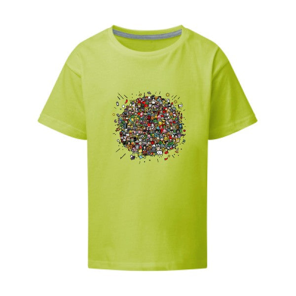 Planète Pop Culture SG - Kids T-shirt enfant Lime Taille 152 (11-12/2XL)