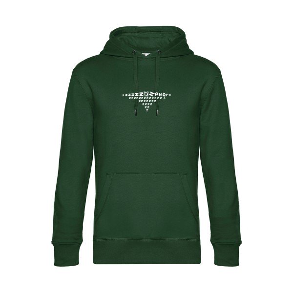 nope sweat shirt original Bottle Green flex Blanc impression Face
