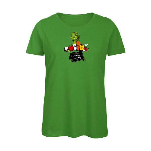 Maxi-Chef- - t-shirt original femme Real Green