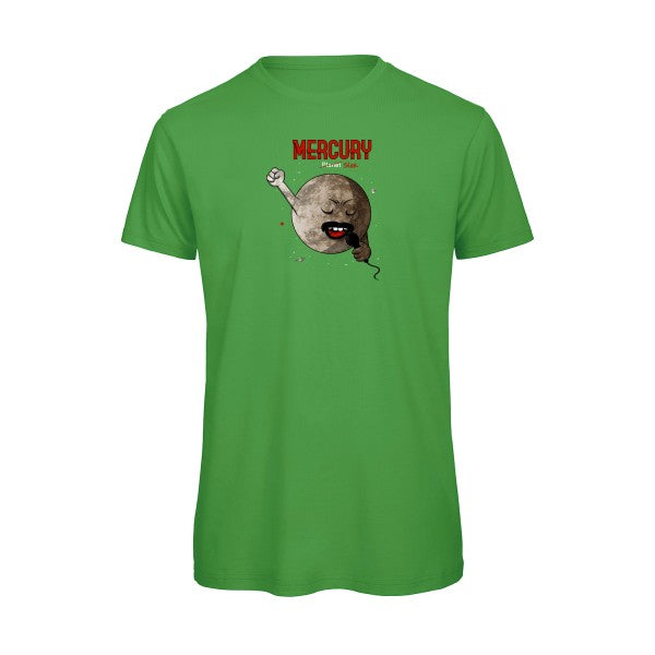 T-shirt humour original mercury T Shirt couleur Real Green