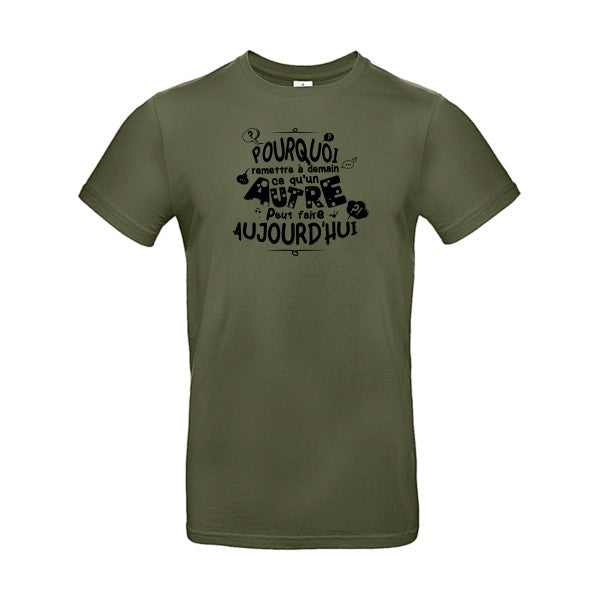 L'art de déléguerFlex noir - E190 T-shirt|Urban Khaki||2XL