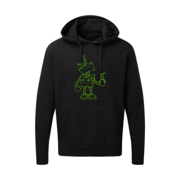 Robot & Bird Vert pomme SG - Hooded Sweatshirt Sweat capuche