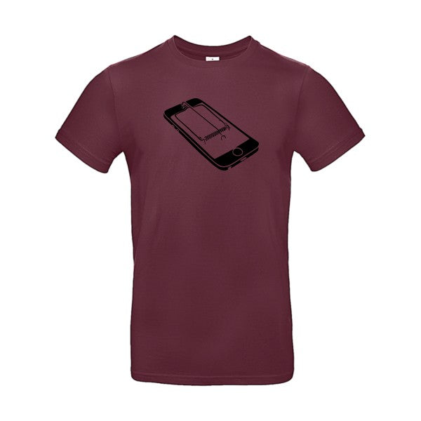 Piège Flex noir |E190 T-shirt|Burgundy||2XL