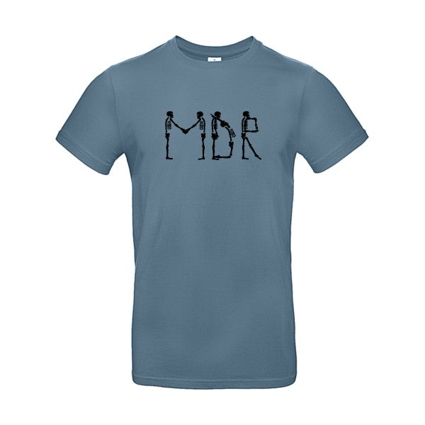 MDR flex noir B&C - E190 T-shirt|Stone Blue||2XL