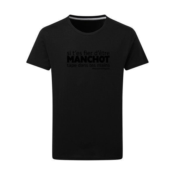 Manchot noir -Flex noir sur T-shirt SG  Dark Black  4XL