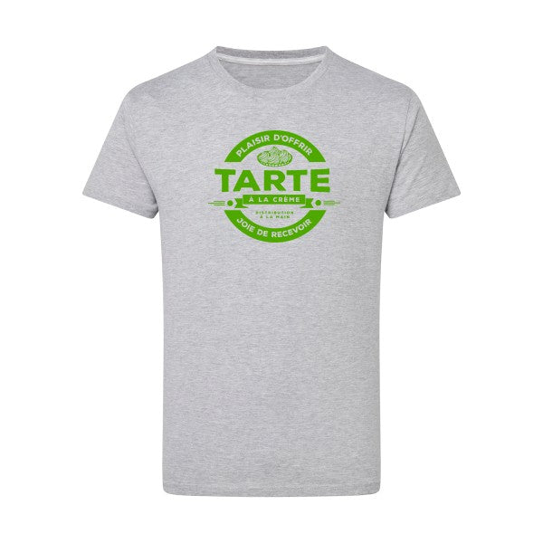 tarte à la crème vert pomme -Flex vert pomme sur T-shirt SG  Light Oxford  5XL