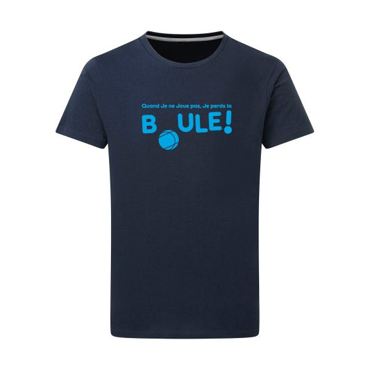 Perdre la boule ! - Flex bleu clair Tshirt original Denim  XL