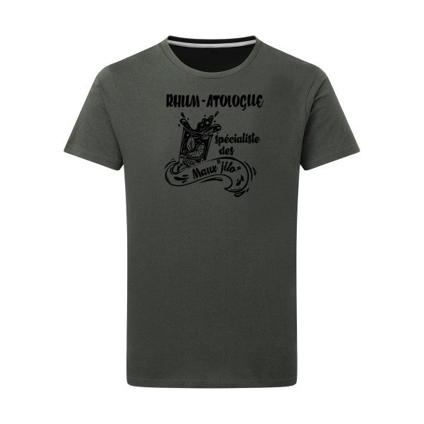 Rhum-atologue - Flex noir Tshirt original Charcoal  5XL